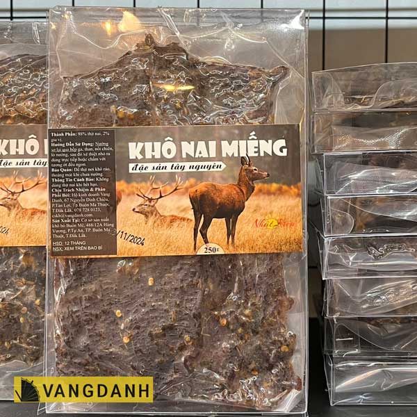 Khô nai chính hiệu — Thịt thơm mềm, nhai ngon ngọt 3 Khô nai chính hiệu — Thịt thơm mềm, nhai ngon ngọt - Ảnh 3